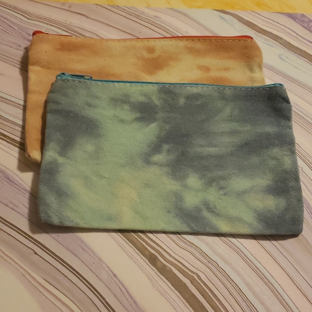 3 for $18 2 Tie Dye makeup bags